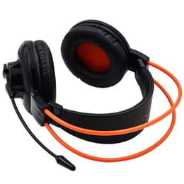 Casque réducteur de bruit gaming filaire avec micro Somic G925 - Noir/Orange