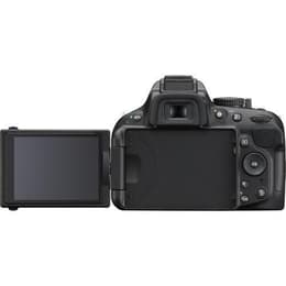 Reflex - Nikon D5200 - Noir + Objectif Nikon AF-S DX Nikkor18-55mm f/3.5-5.6G ED II + AF-S DX VR 55-200 mm f/4-5.6 G IF ED
