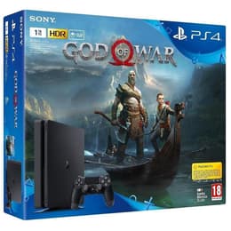 PlayStation 4 Slim 1000Go - Noir + God of War