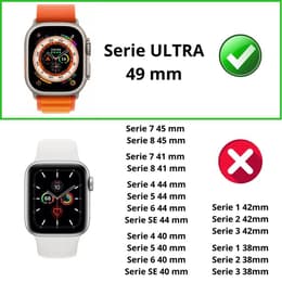 Coque Apple Watch Ultra - 49 mm - Plastique - Transparent