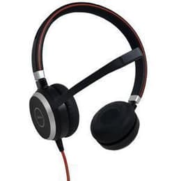 Casque réducteur de bruit filaire avec micro Jabra HSC 017 - Noir/Rouge
