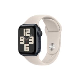 Apple Watch (Series SE) 2020 GPS 44 mm - Aluminium Gris - Boucle sport Lumière stellaire