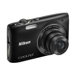 Compact Coolpix S3100 - Noir + Nikon Nikkor Wide Optical Zoom 26-130 mm f/3.2-6.5 f/3.2-6.5