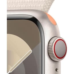 Apple Watch Series 9 (2023) GPS 41 mm - Aluminium Lumière stellaire - Boucle sport Lumière stellaire
