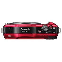 Lumix DMC-GF3 - Rouge/Noir + Panasonic Lumix G Vario 14-42mm f/3.5-5.6 ASPH f/3.5-5.6