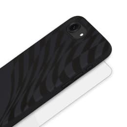 Coque Back Market iPhone 16e et écran de protection - Plastique recyclé - Noir