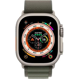 Apple Watch (Ultra) 2022 GPS 49 mm - Titane Gris - Boucle Alpine Vert