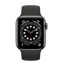 Apple Watch Series 6 (2020) GPS 40 mm - Aluminium Gris sidéral - Bracelet sport Noir