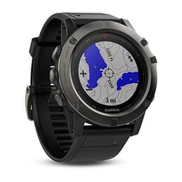 Montre Garmin Cardio GPS Fēnix 5X Saphire - Noir