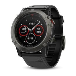 Montre Garmin Cardio GPS Fēnix 5X Saphire - Noir