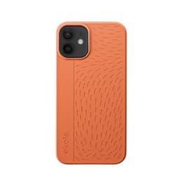 Coque iPhone 12 Mini - Matière naturelle - Orange