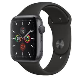 Apple Watch (Series 2) 2016 GPS 42 mm - Aluminium Gris - Bracelet sport Noir