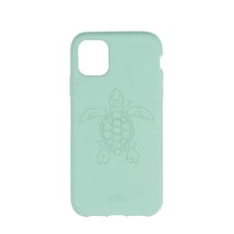 Coque iPhone 11 - Matière naturelle - Ocean Turquoise (Turtle Edition)