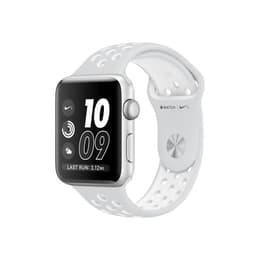 Apple Watch (Series 2) 2016 GPS 42 mm - Aluminium Gris - Sport Nike Gris/Blanc