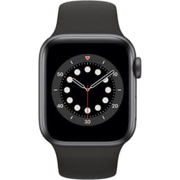 Apple Watch (Series 6) 2020 GPS + Cellular 40 mm - Aluminium Gris sidéral - Boucle sport Noir