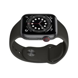 Apple Watch (Series 6) 2020 GPS + Cellular 40 mm - Aluminium Gris sidéral - Boucle sport Noir