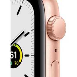 Apple Watch Series SE 1 (2020) GPS 44 mm - Aluminium Or - Bracelet sport Lumière stellaire