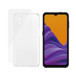 Coque Galaxy Xcover6 Pro et écran de protection - Silicone - Transparent