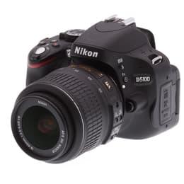 Reflex D5100 - Noir + Nikon AF-S DX Nikkor VR f/3.5-5.6