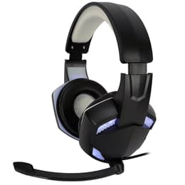 Casque gaming filaire avec micro Amstrad Basic AMS H555 - Noir/Blanc