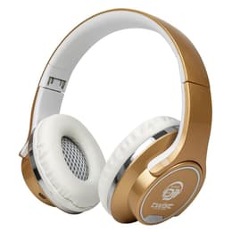 Casque sans fil avec micro Mydeejay Twist 2 in 1 - Or/Blanc