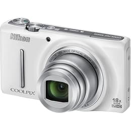 Compact - Nikon Coolpix S9400 - Blanc + objectif Nikon Nikkor 18X Wide Optical Zoom ED VR 25-450mm f/3.4-6.3
