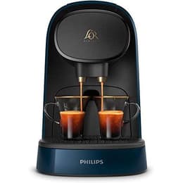 Expresso à capsules Compatible Nespresso Philips L'Or Barista LM8012/41 1L - Bleu/Noir