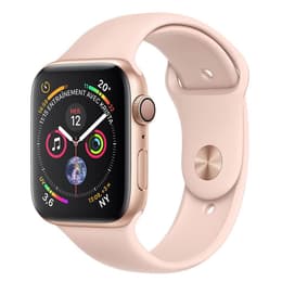 Apple Watch (Series 4) 2018 GPS + Cellular 40 mm - Aluminium Or - Bracelet sport Or rose