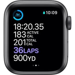 Apple Watch (Series 6) 2020 GPS 44 mm - Aluminium Gris sidéral - Boucle sport Noir