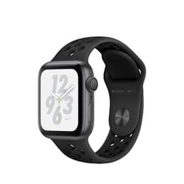 Apple Watch Series 4 (2018) GPS 40 mm - Aluminium Gris sidéral - Bracelet sport Nike Noir
