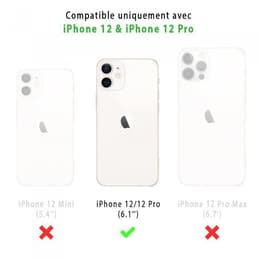 Coque Back Market iPhone 12 / iPhone 12 Pro et écran de protection - Plastique recyclé - Transparent