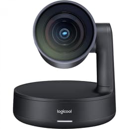 Webcam Logitech Modular video conferencing system with soundbar mics cables controller disply hub and table hub