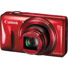 Compact - Canon PowerShot SX600 HS Rouge Canon Canon Zoom Lens 18x IS 4,5-81,0mm f/3,8-6,9