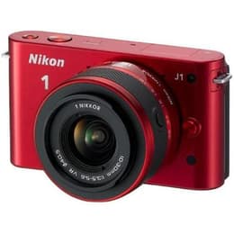 Hybride 1 J1 - Rouge + Nikon Nikkor 1 VR 27-81mm f/3.5-5.6 f/3.5-5.6