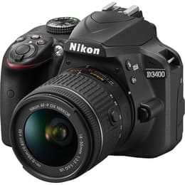Reflex D3400 - Noir + Nikon AF-P DX Nikkor 18-55mm f/3.5-5.6 G f/3.5-5.6