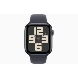 Apple Watch Series SE 1 (2020) GPS 44 mm - Aluminium Minuit - Bracelet sport Midnight