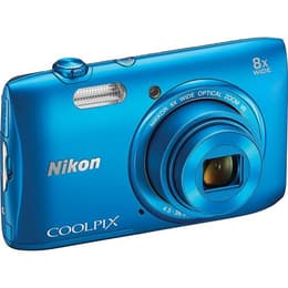 Compact Coolpix S3600 - Bleu + Nikon Nikkor Wide Optical Zoom 25-200 mm f/3.7-6.6 VR f/3.7-6.6