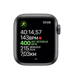 Apple Watch Series 5 (2019) GPS 40 mm - Aluminium Gris sidéral - Bracelet sport Noir
