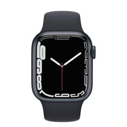 Apple Watch (Series 7) 2021 GPS 45 mm - Aluminium Noir - Bracelet sport Noir