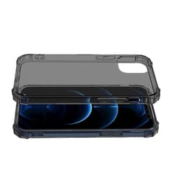 Coque iPhone 12 mini - Silicone - Noir/Transparent