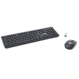 Clavier Simpletek QWERTY Anglais Sans-fil M&K INGLESE UK Kit Mouse and Keyboard