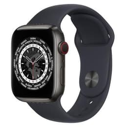 Apple Watch Series 7 (2021) GPS + Cellular 41 mm - Titane Noir sidéral