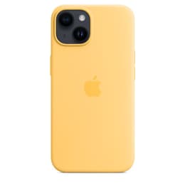 Coque en silicone Apple iPhone 14 Plus - Magsafe - Silicone Jaune