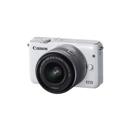 Hybride - Canon EOS M10 + Objectif 15-45 mn - Blanc