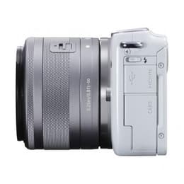 Hybride - Canon EOS M10 + Objectif 15-45 mn - Blanc