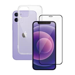 Coque 360 iPhone 12 mini et écran de protection - TPU - Transparent