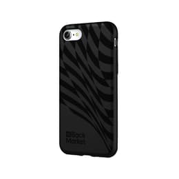 Coque Back Market iPhone 7/8/SE 2020/2022 et écran de protection - Plastique recyclé - Noir