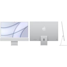 iMac 24" (2021) Apple M1 avec CPU 8 cœurs GPU 8 cœurs - 256 Go SSD - 8 GB AZERTY - Français Verre standard