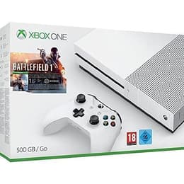 Xbox One S 500Go - Blanc + Battlefield 1