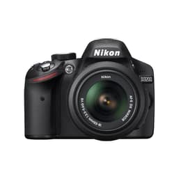 Reflex - Nikon D3200 - Noir + objectif Nikon AF-S DX Nikkor 55-300mm f/4.5-5.6 G ED VR